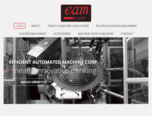 Tablet Screenshot of eamcorp.com